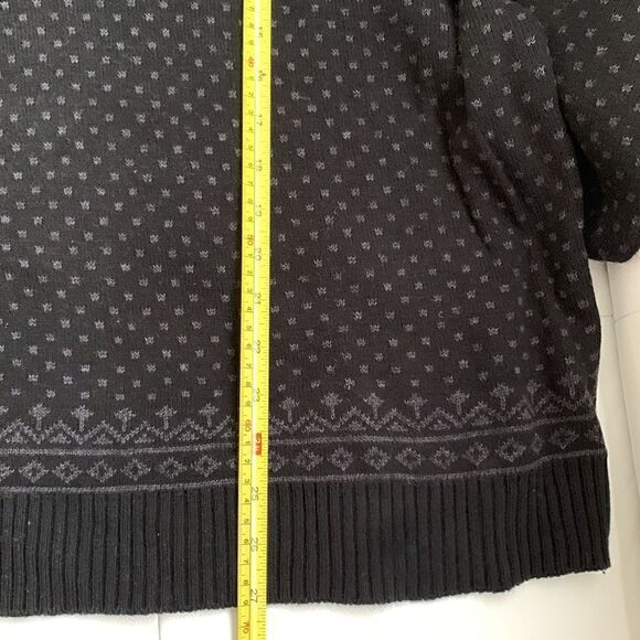 NORTHWEST Mens Fair Isle Mock Neck Sweater Size2XL - Picture 10 of 13